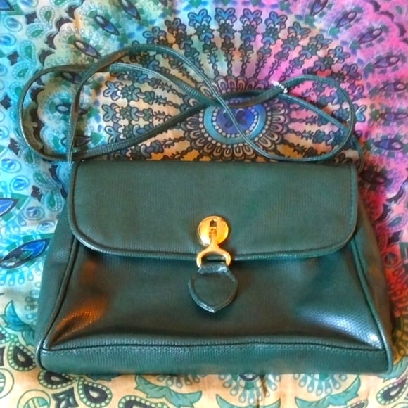 Forest green Laura Scott shoulder bag - Picture 1 of 5